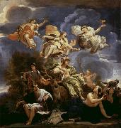 Luca  Giordano Allegory of Prudence oil